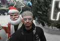 Avec le père noël