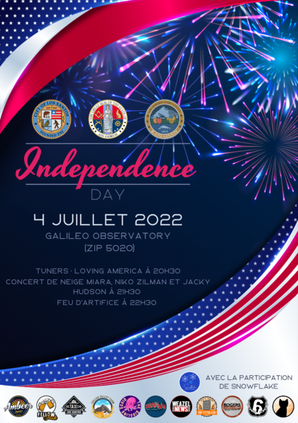 Fichier:Sunset Creations - Affiche Independence Day 2022.png