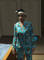 Elana dans son pyjama Pingouin